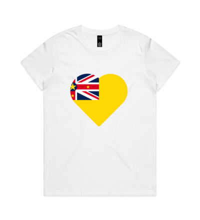 My heart is Niuean - Womens Maple Tee Thumbnail