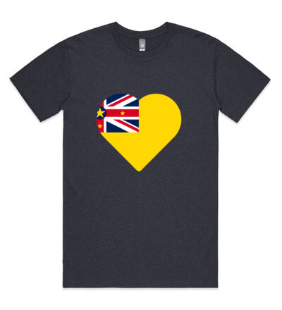 My heart is Niuean - Mens Staple T shirt Thumbnail
