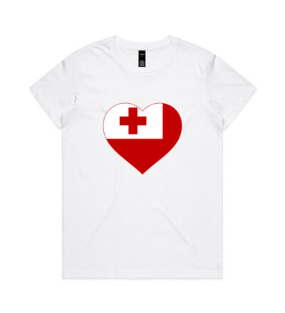 Tongan Heart - Womens Maple Tee Thumbnail