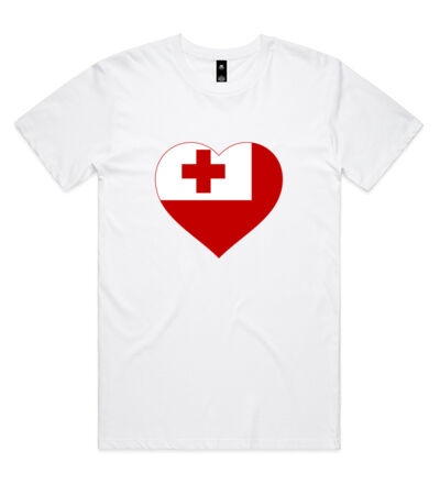 Tongan Heart - Mens Staple T shirt Thumbnail