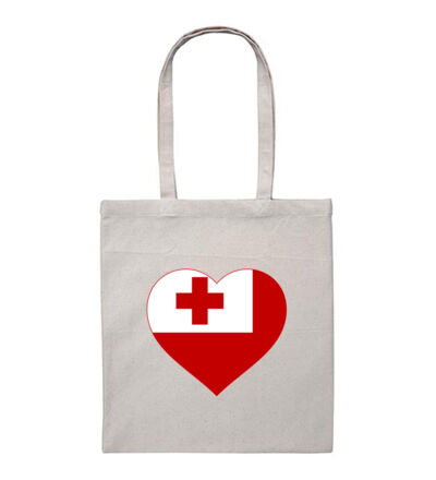 Tongan Heart - Heavy Duty Canvas Tote Bag Thumbnail