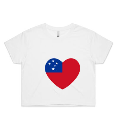 Samoan Heart - Womens Crop Tee Thumbnail
