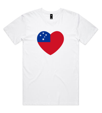 Samoan Heart - Mens Staple T shirt Thumbnail