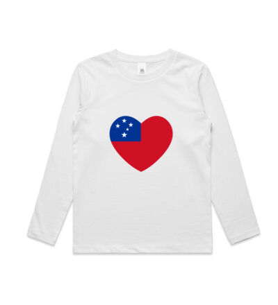 Samoan Heart - Kids Longsleeve Tee Thumbnail