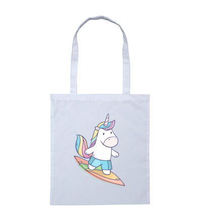 Surfing Unicorn - Tote Bag Thumbnail