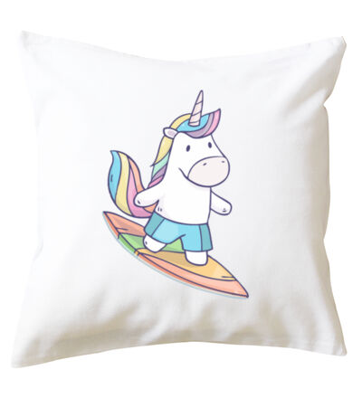 Surfing Unicorn - Cushion cover Thumbnail