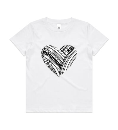 Polynesian Heart - Kids Youth T shirt Thumbnail