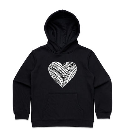 Polynesian Heart - Kids Supply Hoodie Thumbnail