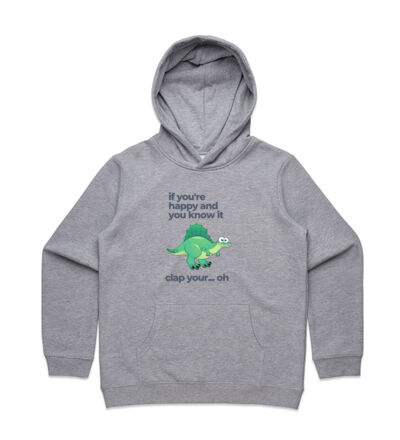Happy Dinosaur - Kids Supply Hoodie Thumbnail