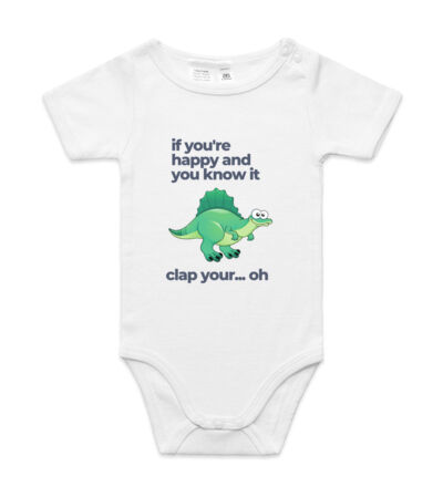 Happy Dinosaur - Mini-Me One-Piece Thumbnail