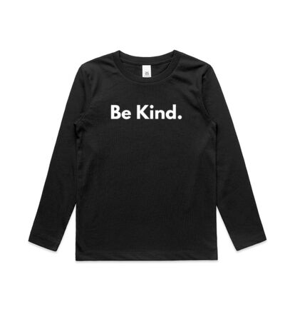 Be Kind.  - Kids Longsleeve Tee Thumbnail