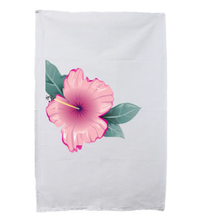 Pink Hibiscus - Tea Towel Thumbnail