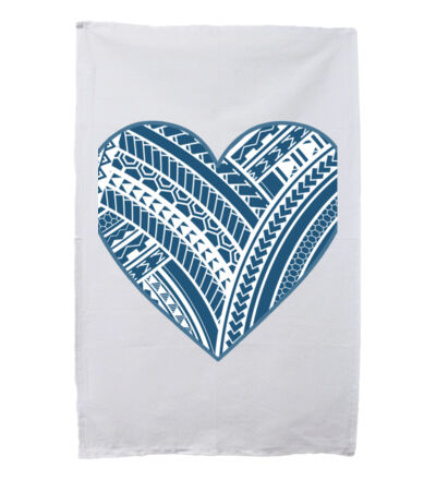 Polynesian Heart - Tea Towel Thumbnail