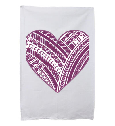 Polynesian Heart - Tea Towel Thumbnail
