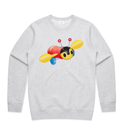 Kiwi Buzzy Bee - Mens Premium Crew Thumbnail