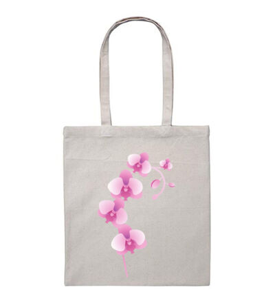 Pink Orchid - Heavy Duty Canvas Tote Bag Thumbnail