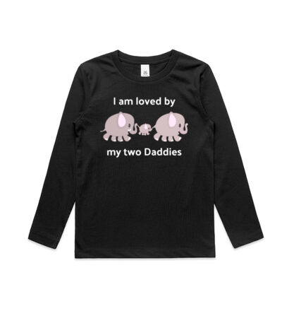 My Two Dads - Kids Longsleeve Tee Thumbnail