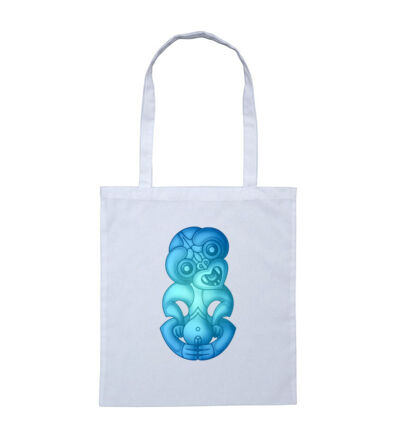 Blue Green Hei Tiki - Tote Bag Thumbnail