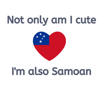 Not only am I cute - I'm also Samoan Thumbnail
