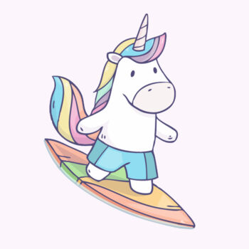 Surfing Unicorn Thumbnail