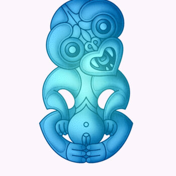 Blue Green Hei Tiki Thumbnail